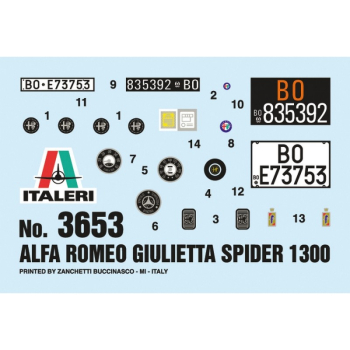 Alfa Romeo Gulietta Spider 1300 I3653 1:24
